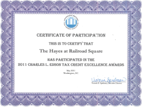 Charles L. Edson Tax Credit Excellence 2011