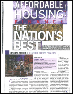 Affordable Housing Reader's Choice 2010